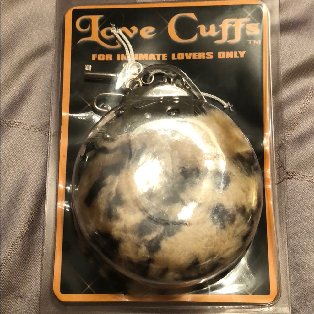Love Cuffs with leopard fur